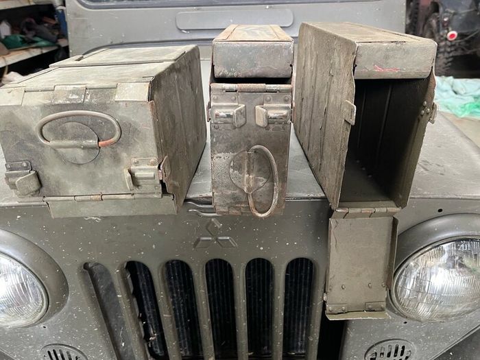 Military Russian ammunition boxes