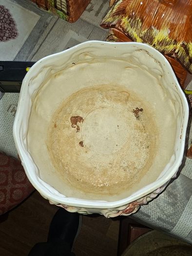Old Large Ceramic Indoor Planter Jardiniere or Cachepot, Postage Available or Collection