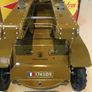 Vintage Tin Toy Joustra Friction Power Rocket Launcher Tank Image 3