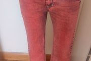 G-Star Raw red washed straight leg  jeans size W33 L33 UK12 EU40 Postage included
