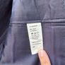 Calvin Klein Lord and Taylor Mens Blue Textured Blazer Jacket Size 44R US 54 EU Image 3