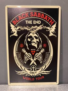 Black sabbath Tin Metal Sign