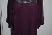 Wardrobe wine top with sequins perfect condition size UK14/16 EUR42/44 Postage included