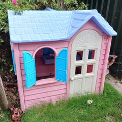 Little tikes play house, slide and cozy coupe car