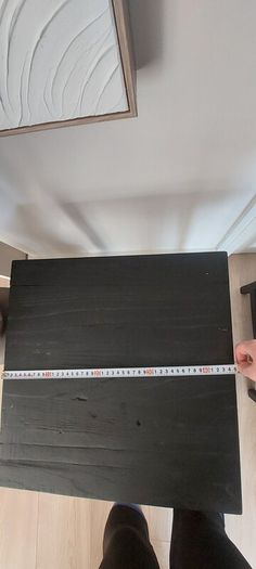 2x Black Side Tables / Bedside Lockers