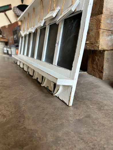 7 Day Blackboard and Hook Rack