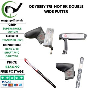 Odyssey Tri-Hot 5K Double Wide Putter / 35"