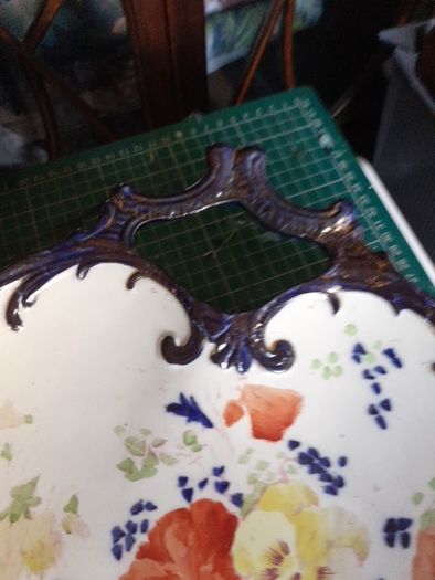 anticque serving  plate