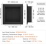 Shower Niche Ready for Tile 40.64 x 40.64 cm, Single Shelf Organizer, Square Corners Wall-inserted Niche Recessed, Sealed Protection Modern Soap Storage Niche for Shower Image 3