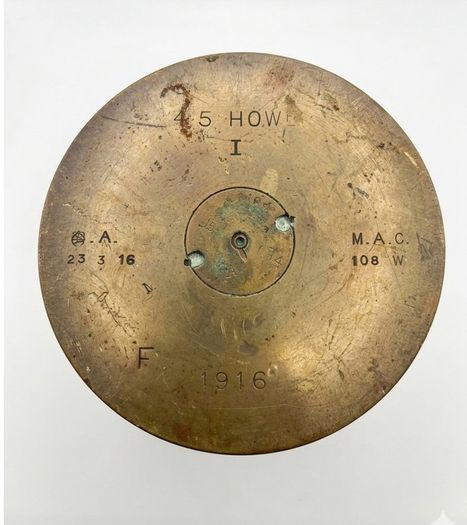 WW1 1916 Dated Howitzer Shell Case Trench Art