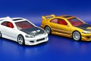 Hot Wheels Honda Civic Si with custom wheels.