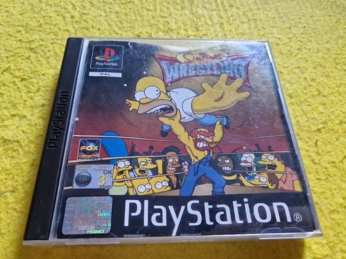 The Simpsons Wrestling PlayStation1 Ps1 PlayStation2 Ps2 games Original