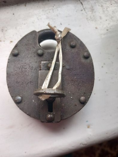 vintage padlock