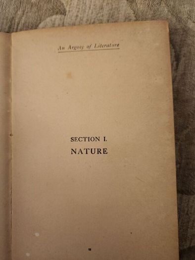 An Argosy Of Litrature. By William Magennis. Published By The Educational Company Of Ireland Limited. 1920s Hardback In Fair Condition. See Photos For Same.