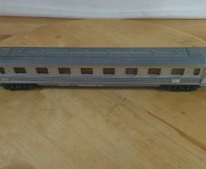 Vintage Hornby AcHO 734 SNCF Inox 1st Class Silver Passenger Coach HO Scale French