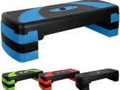 Exercise Steps  Fitness Stepper for Home and Gym, Suited for Aerobics, Cardio, Weights, Yoga, DVD Workout