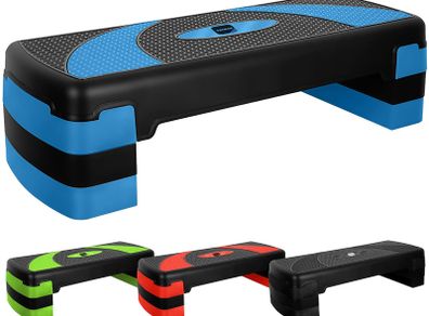 Exercise Steps  Fitness Stepper for Home and Gym, Suited for Aerobics, Cardio, Weights, Yoga, DVD Workout