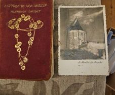 Letters De Mon Moulin By Alphonse Daudet. Plus Vintage Postcard Of The Mill. Vintage Hardback In Fair Condition.  See Photos For Same.