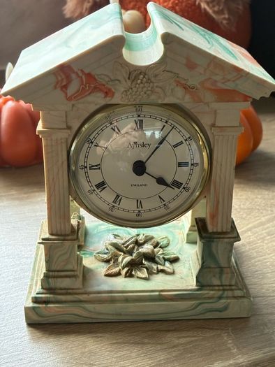 Aynsley China Mantle Clock