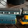 2 Hornby British rail engines and 2 British rail coaches. Don't have a controller so don't know if they work or not Hornby train Image 3