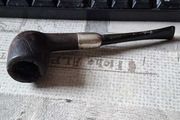 Antique Briar Pipe Silver Hallmark Ferrule E.B  W.B maker's mark for the Barling brothers