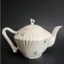 Irish Belleek Shamrock Teapot  Rare Collectable Image 2