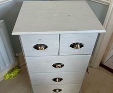 2 x blue storage units