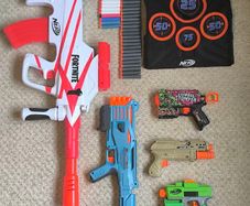 Huge NERF & X-SHOT Blaster Bundle - Fortnite Edition + Target & Darts