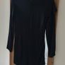 Dilvin Black Ruffle Detail Long Sleeve Playsuit / Romper - Size XS Image 4