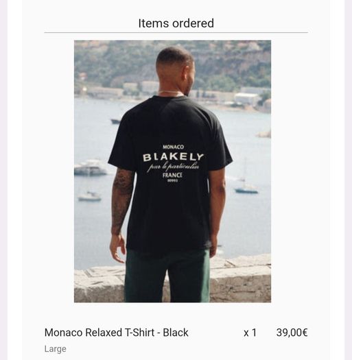 Blakely Monaco Relaxed Fit T-Shirt - Size - Large - RRP - 39.00