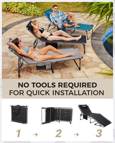Padded Sun Loungers