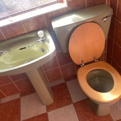 Toilet and sink set