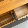 Oak Wooden TV Table Image 2