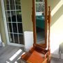 Cheval Mirror Weighty Solid Swivel  With Drawer. Purchased In Classic Furniture Kilkenny. Image 9
