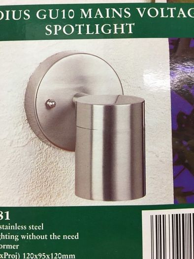Stainless Steel GU10 Outdoor Spotlight