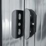Garden Shed Grey Metal Image 3