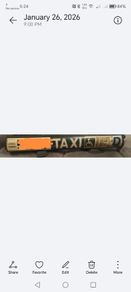 taxi roof sign