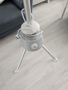 Electric Heated Clothes Airer  Portable Clothes Dryer with Cover Timer  Excellent Condition