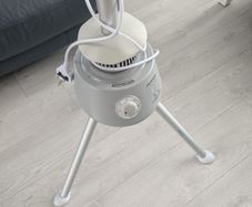 Electric Heated Clothes Airer  Portable Clothes Dryer with Cover Timer  Excellent Condition