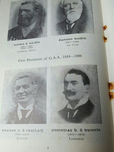 GAA programme 1959