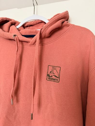 Blue Banana Men's Yosemite Hoodie in Terracotta - size Medium