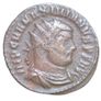 Maximianus AE 20mm 2,8g Silvered Antoninianus. Kyzikos  AD 286-290 IOVI CONSERV Image 2