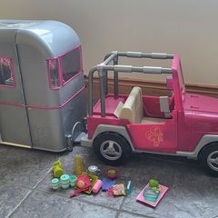 Our generation jeep and camper trailer