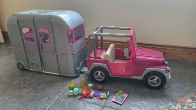 Our generation jeep and camper trailer