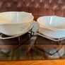 Set of 2 Vintage Corning Ware Pyrosil Chrome Oven to Table Serving Cradles Image 2