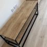 TV Unit . TV stand . TV Bench Black & Oak Effect, 120cm Image 5