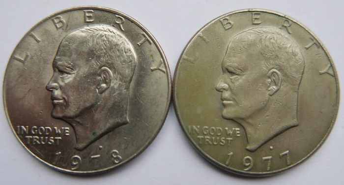 United States 1 Dollar 1977-1978 Coins