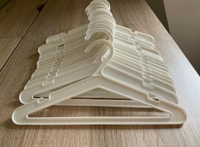 Baby hangers bundle x50 white with non slip hooks Toddlers Nursery Children