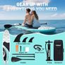 10ft Stand Up Paddle Boards Inflatable SUP Board Surfboard - Beginner's Kit Image 5