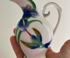 Franz Porcelain Hummingbird Cream Jug